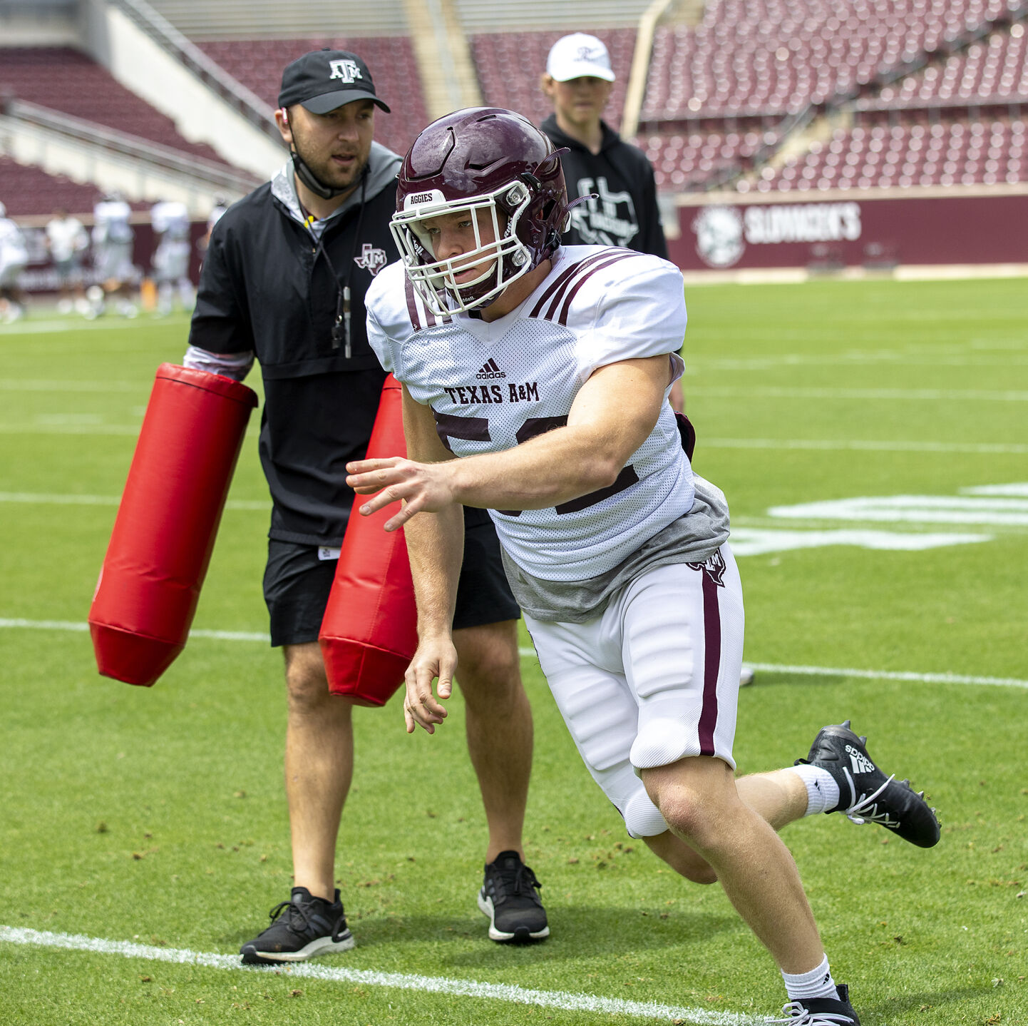 Spring football practice